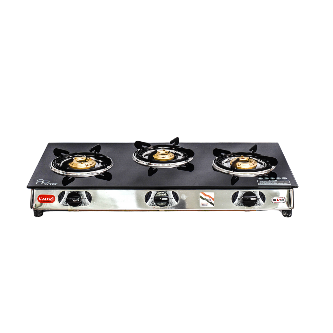 Camel Gas Cooker Glass top Elegant 301