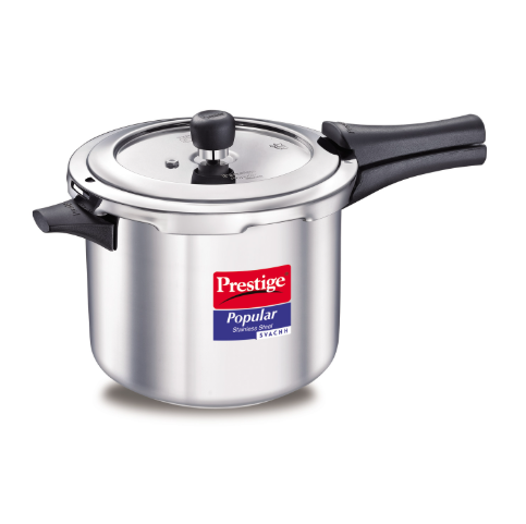 Prestige 3L Popular Stainless Steel Pressure Cooker SVACHH (PCP30-SS-SV)