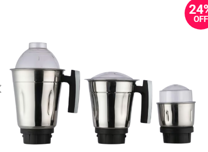 Abans 3 In 1 Mixer Grinder 550W - Quick Grind