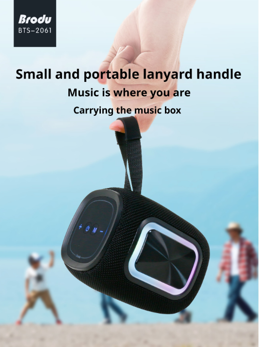 NEW Brodu BTS-2061 FREE USB Bluetooth Speaker RGB Light Waterproof ...