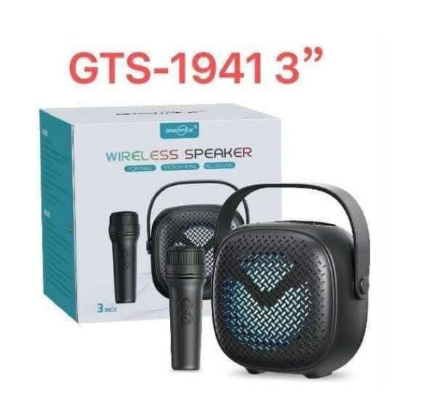 GTS-1941/2333 Bluetooh Speaker with Wireless Microphone FM Radio Super ...